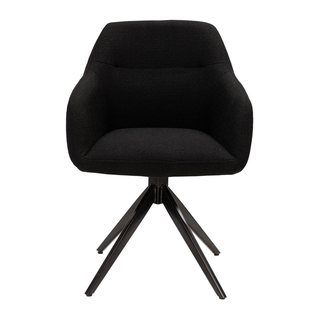 Swivel Chair - Rafi Black