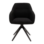 Swivel Chair - Rafi Black