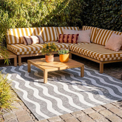 Outdoor Rug - Summer Waves Grey