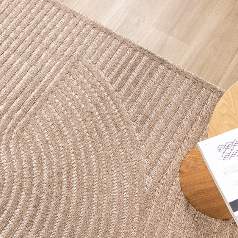 Modern Rug - Nori Curves Taupe