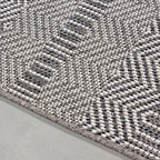 Jute Balcony Rug - Aruba Melange Grey