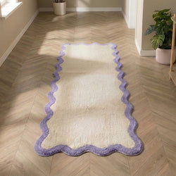 Washable Runner – Hazy Lilac/Cream