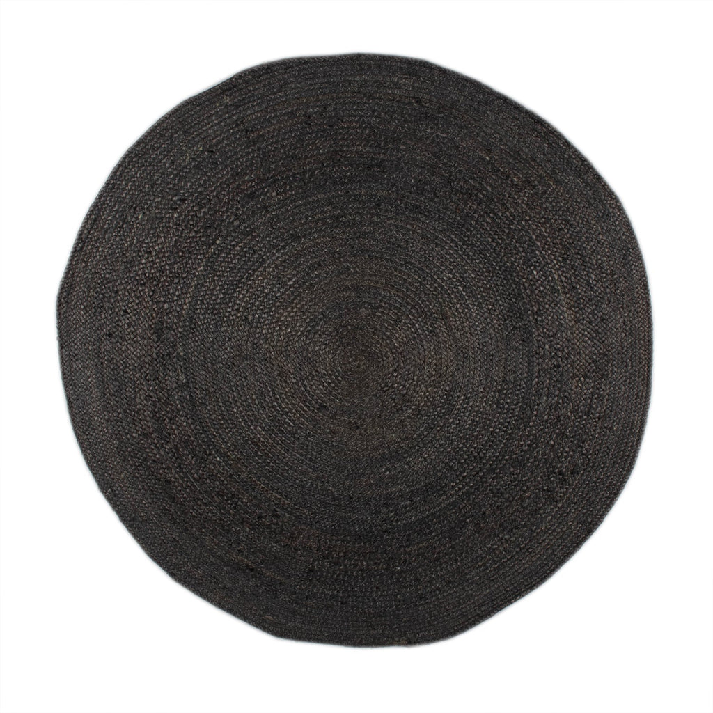Jute Rug - Fair Round Black