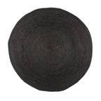 Jute Rug - Fair Round Black