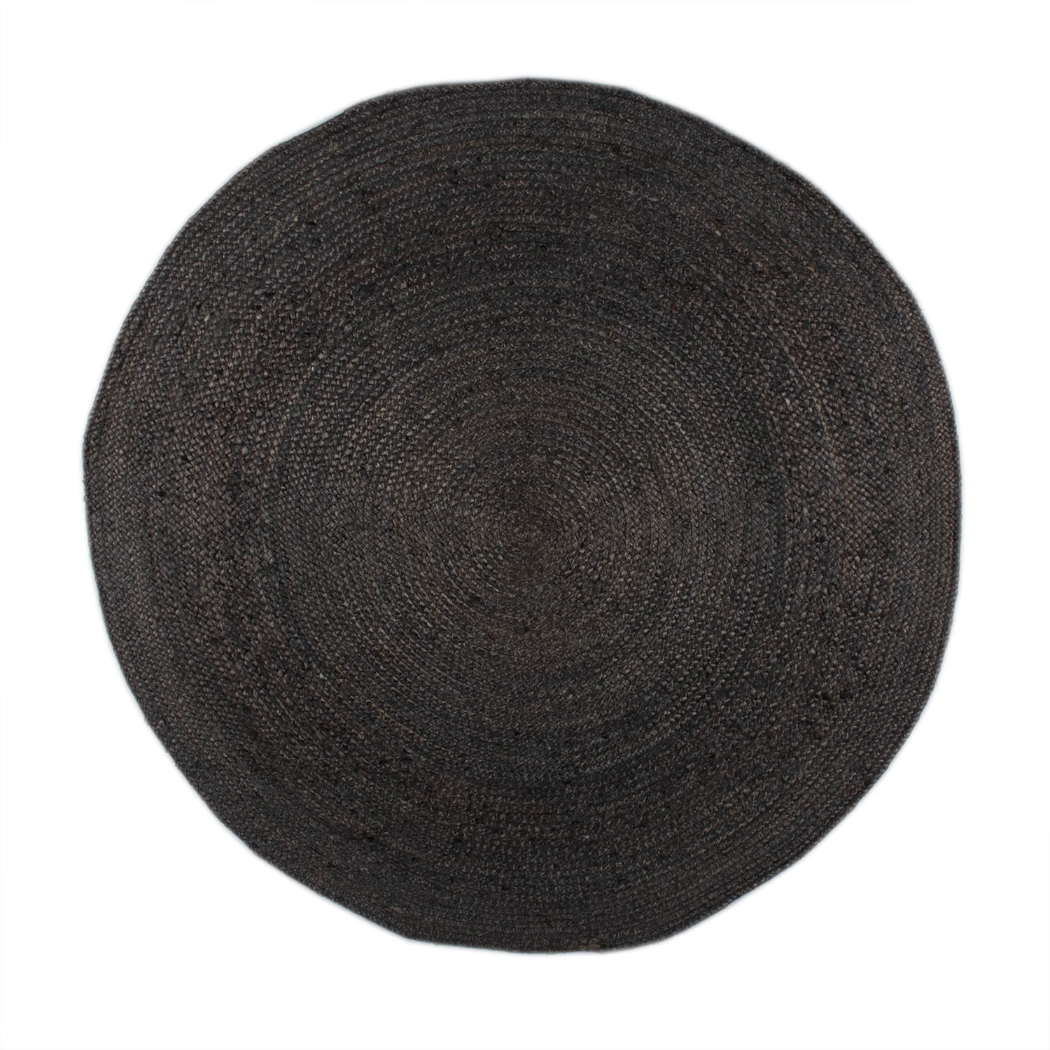 Jute Rug - Fair Round Black