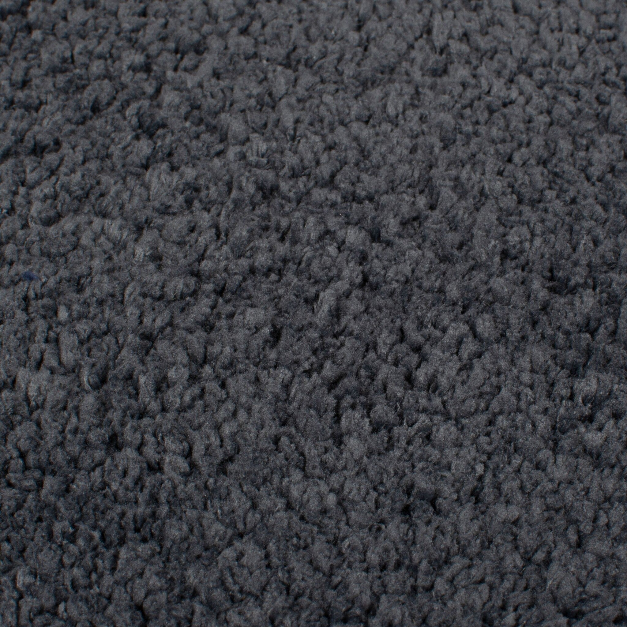 Round shaggy floor rug - Farenzo Grey