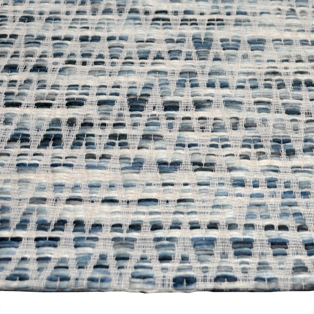 Wool floor rug - Maryl Blue