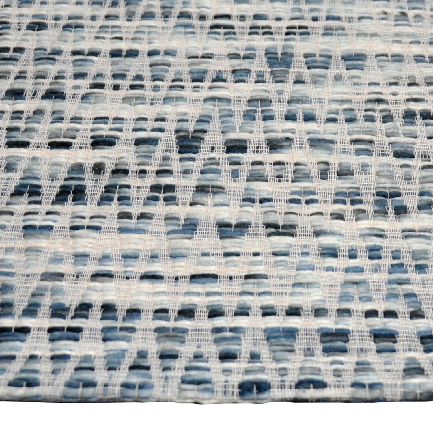 Wool floor rug - Maryl Blue