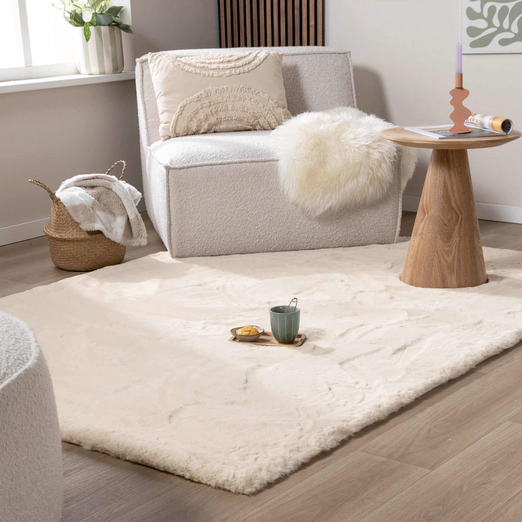 Soft High Pile Rug - Comfy Supreme Cream
