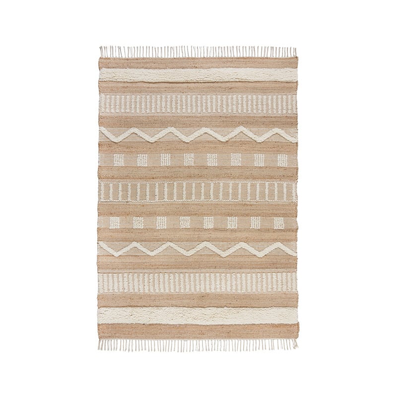 Jute floor rug - Jubio Medina Natural/Cream