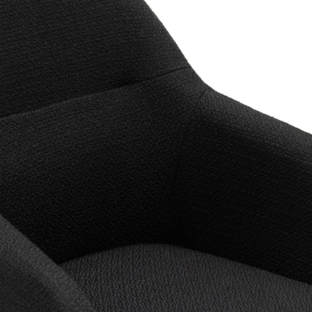 Swivel Chair - Rafi Black