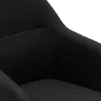 Swivel Chair - Rafi Black