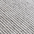 Sustainable Low-Pile Rug - Lykke Light Grey