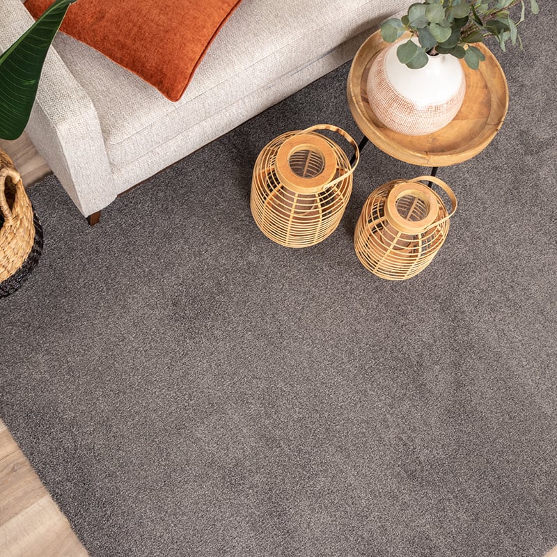 Washable Rug - Clean Dark Grey