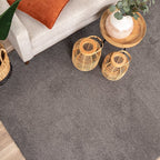 Washable Rug - Clean Dark Grey