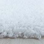 High-pile floor rug - Softy White