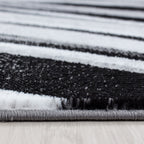 Modern Floor Rug - Jena Black 9210