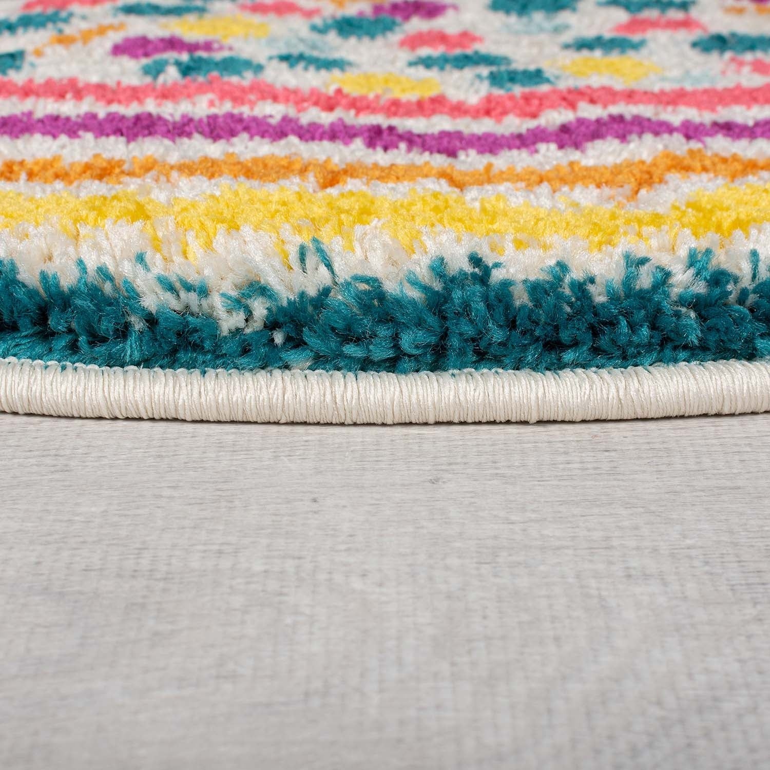 Round colorful children's floor rug - Radiso Spot Multicolor
