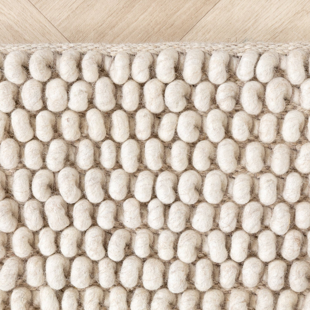 Wool Rug - Luminous Cream/White