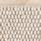 Wool Rug - Luminous Cream/White