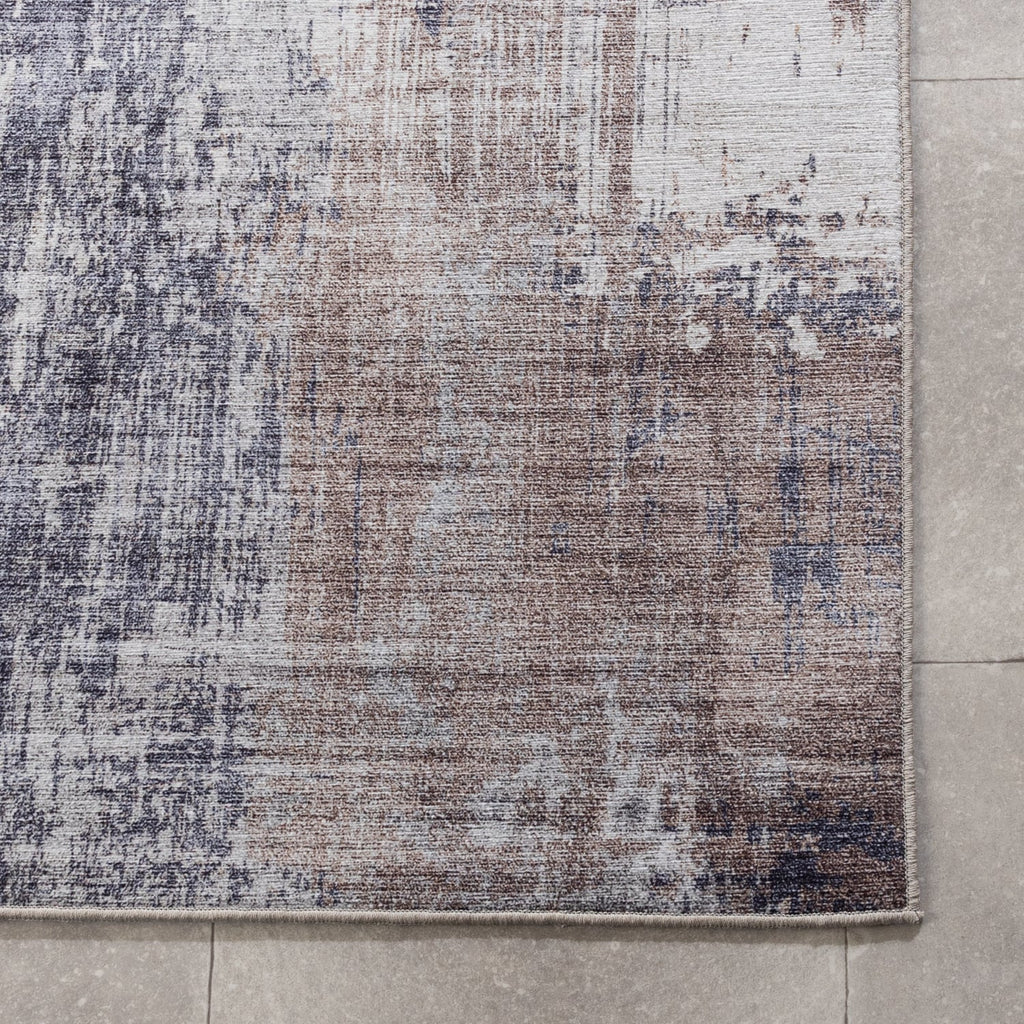 Washable Runner - Domingo Grunge Taupe/Cream