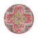 Round oriental rug - Leyla Medallion Multicolor