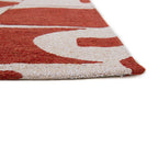 Modern rug - Papercut Rust 9364
