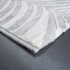 Modern Floor Rug - Alvie Grey 6979
