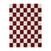 Checkerboard rug - Blox Red