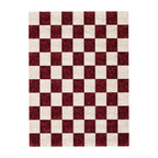 Checkerboard rug - Blox Red
