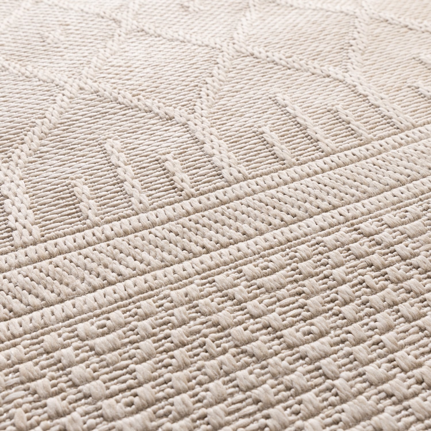 Indoor Outdoor Rug - Dunes Geo Cream