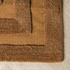 Wool rug - Judith Border Brown