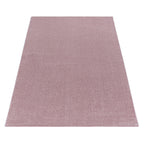 Low-pile floor rug - Smoothly Pink