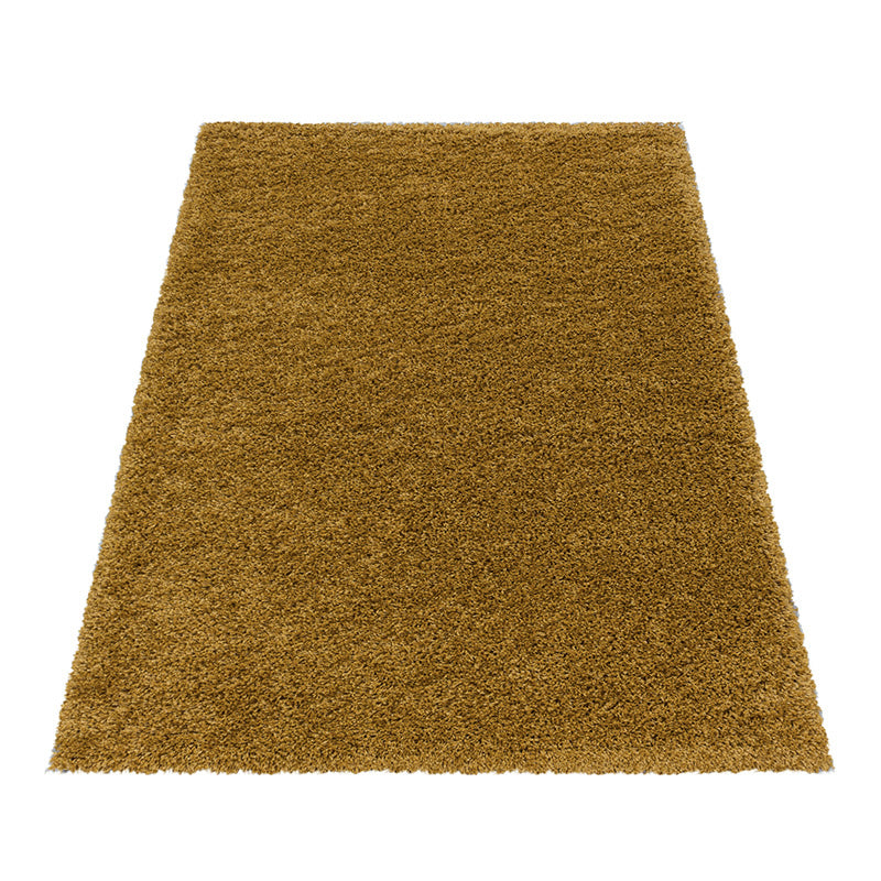 High-pile floor rug - Softy Ochre Yellow