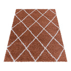 Berber Rug - Agadir Lines Terra/Cream