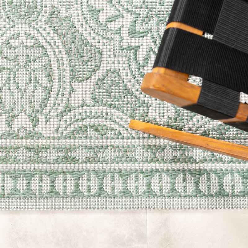 Outdoor Rug - Summer Oriental Green