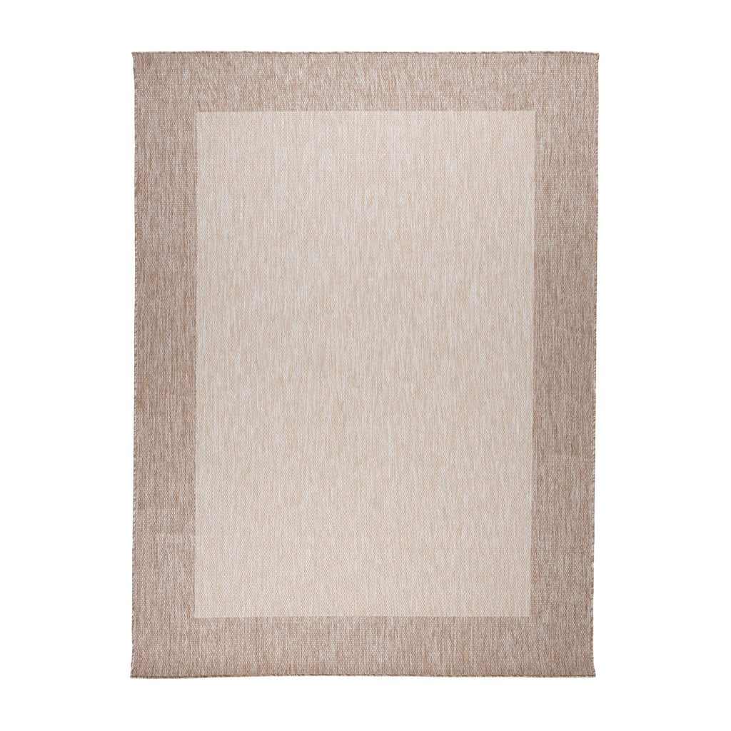 In- & Outdoor Rug – Sierra Border Cream/Beige