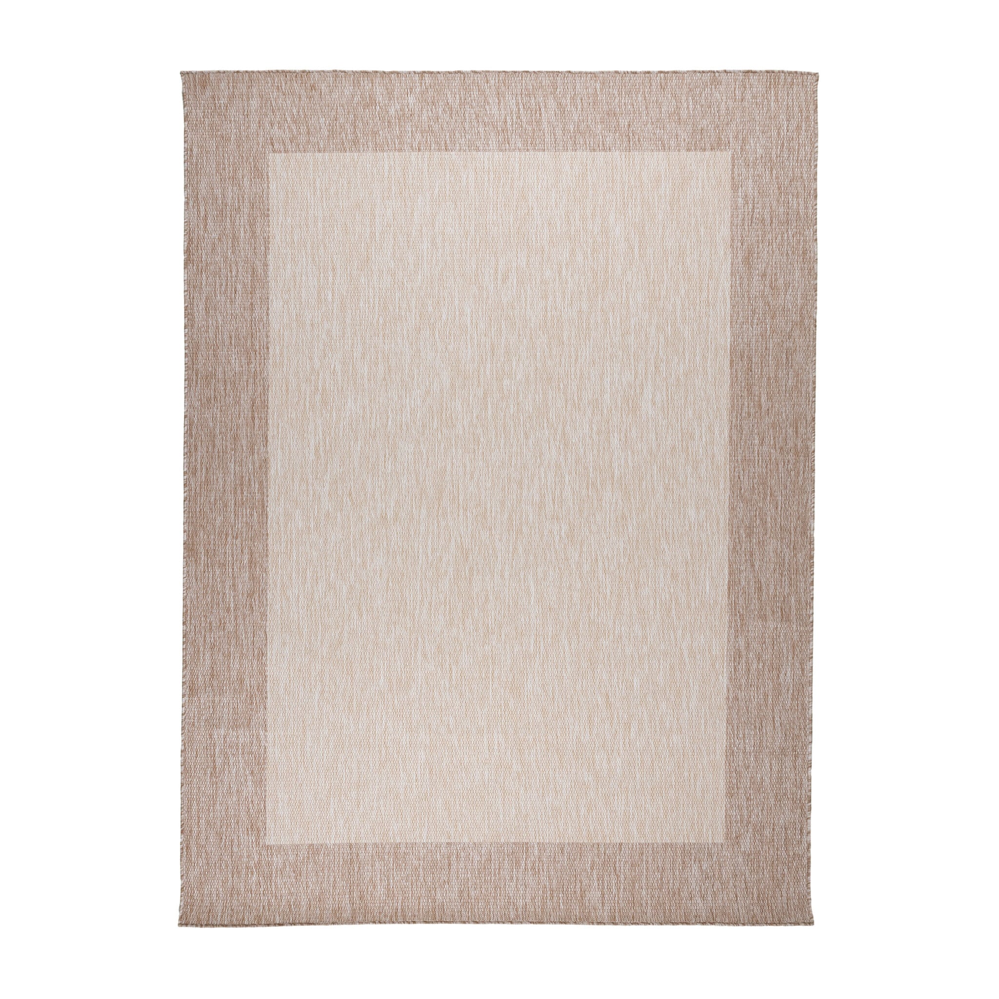 In- & Outdoor Rug – Sierra Border Cream/Beige