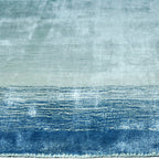 Viscose floor rug - Rachelle Turquoise