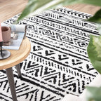 Scandinavian Rug - Scandi Geo Black/White