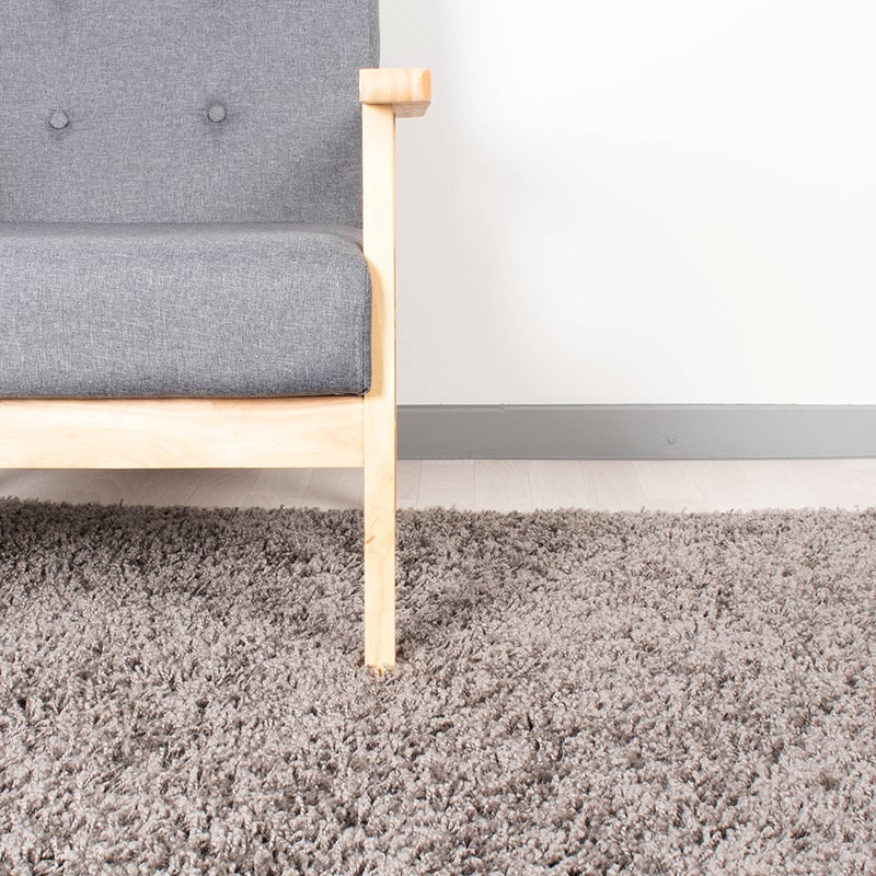 High Pile Runner - Solid Light Grey