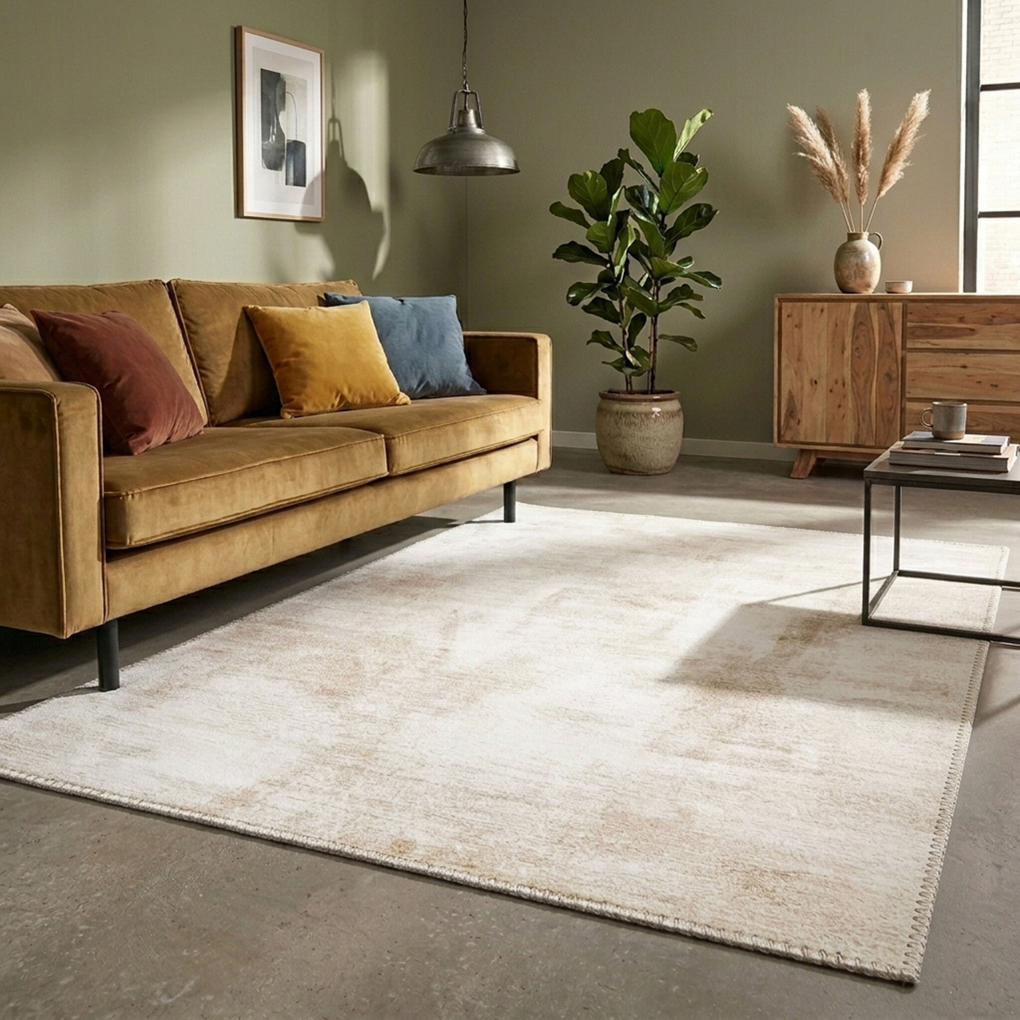 Modern Rug - Strong Champagne