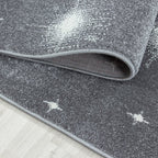 Round children's floor rug - Bambi Bear Pink