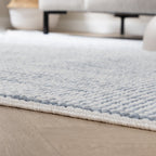 Sustainable Low-Pile Rug - Lykke Light Blue