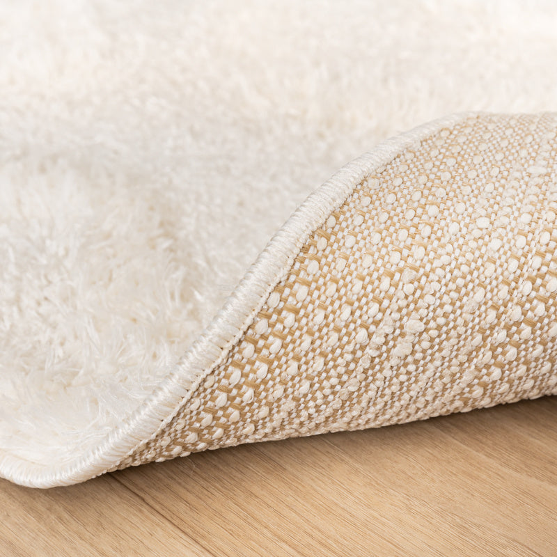 Round Scandinavian Rug - Lova Diamond Cream