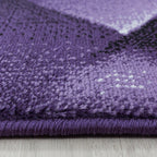 Modern floor rug - Streaky Design Purple