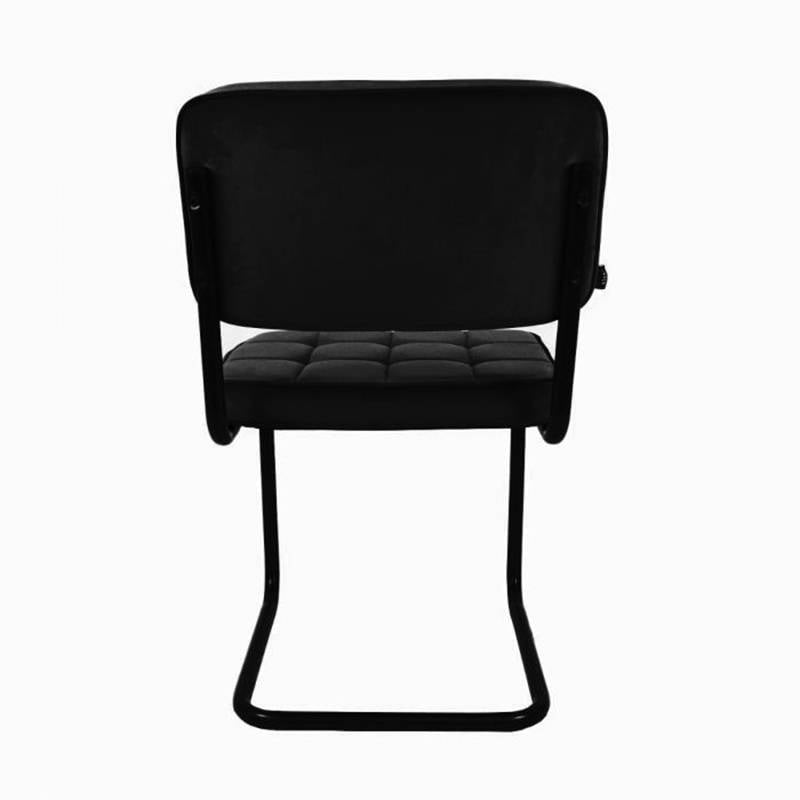 Velvet Chair - Ivy Black