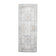 Washable Runner - Domingo Mandala White