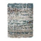 High Pile Floor Rug - Malta Blue/Mottled 6959