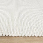 Wool Rug - Wise White